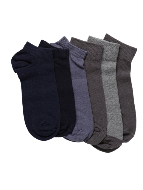 

Levis Mens Pack of 6 Solid Assorted Ankle-Length Socks, Multi