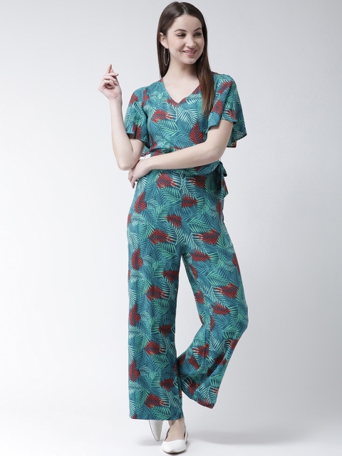 

MsFQ Green Printed Basic Jumpsuit