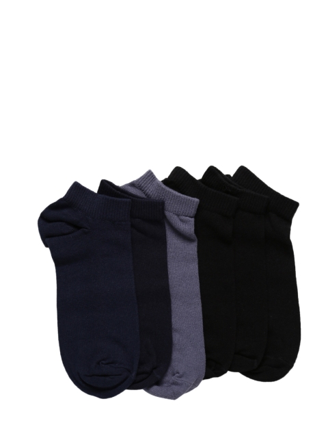 

Levis Mens Pack of 6 Solid Assorted Ankle-Length Socks, Multi