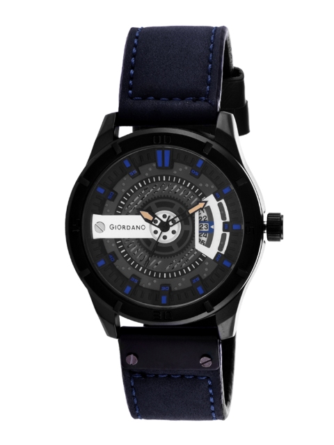 

GIORDANO Men Black Analogue Watch C1112-03