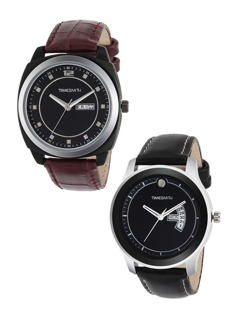 

TIMESMITH Men Set of 2 Analogue Watches TSC-001-004x, Multi