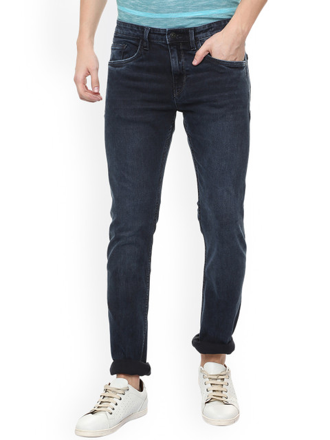 

Solly Jeans Co. Men Blue Slim Fit Mid-Rise Clean Look Jeans