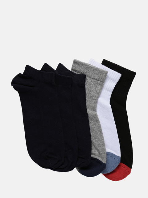 

Levis Mens Pack of 6 Solid Assorted Ankle-Length Socks