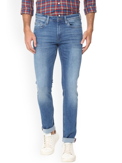 

Solly Jeans Co. Men Blue Slim Fit Mid-Rise Clean Look Stretchable Jeans
