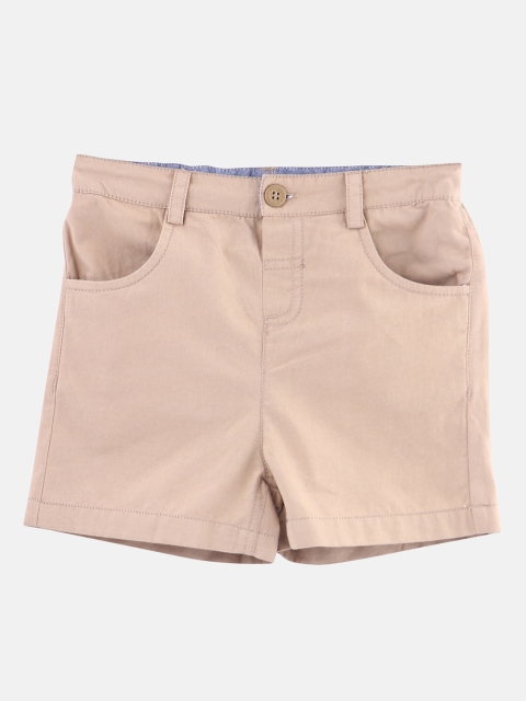 

Beebay Boys Beige Solid Regular Fit Regular Shorts
