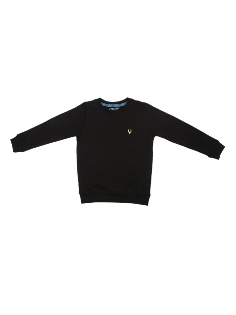 

Allen Solly Junior Boys Black Solid Sweatshirt