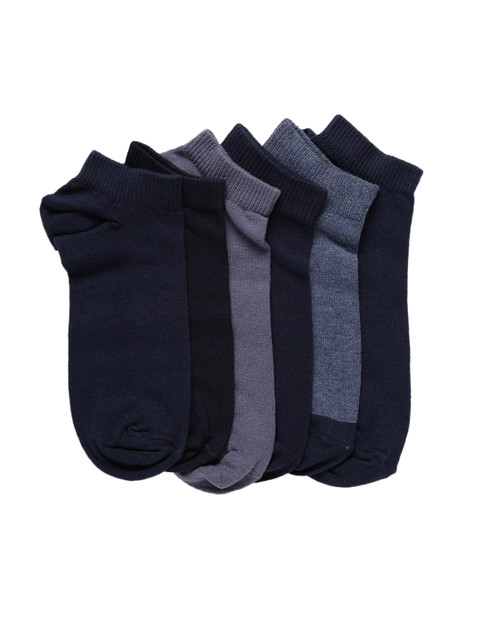 

Levis Mens Pack of 6 Solid Assorted Ankle-Length Socks, Multi