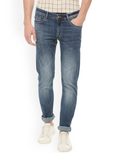 

Solly Jeans Co. Men Blue Slim Fit Mid-Rise Clean Look Stretchable Jeans
