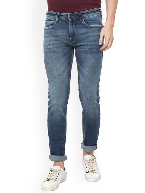 

Solly Jeans Co. Men Blue Slim Fit Mid-Rise Clean Look Stretchable Jeans