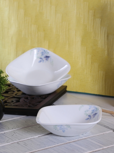 

Corelle Set of 6 White Printed Bowls