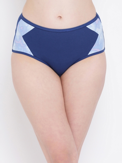 

Clovia Women Blue Solid Hipster Briefs PN3102P08XL