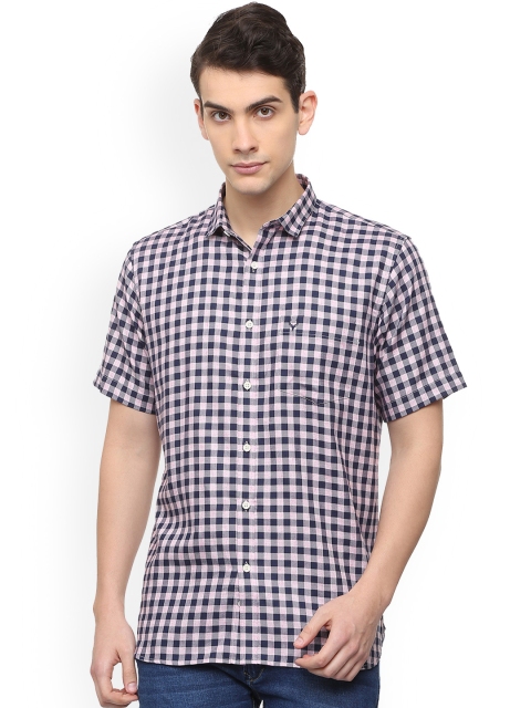 

Allen Solly Men Blue Slim Fit Checked Casual Shirt