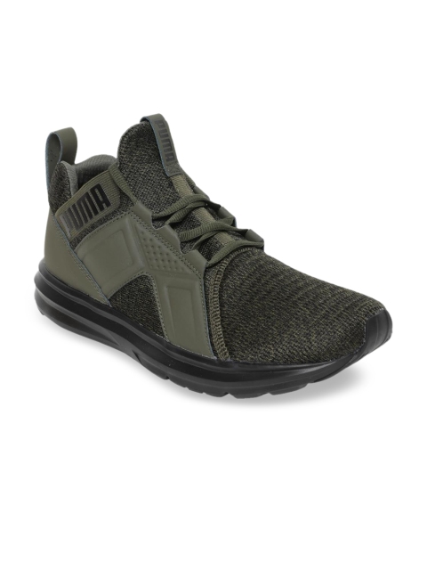 

Puma Unisex Green Textile Enzo Multiknit Running Shoes