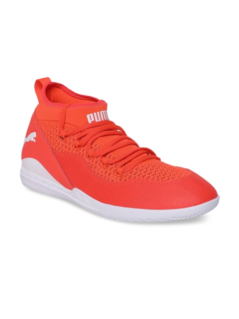 

Puma Men Red Mesh Mid-Top 365 FF CT Football Shoes