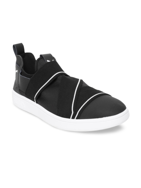 

Puma Unisex Black Slip-On Puma Smash v2 SlipOn Sneakers 36912901