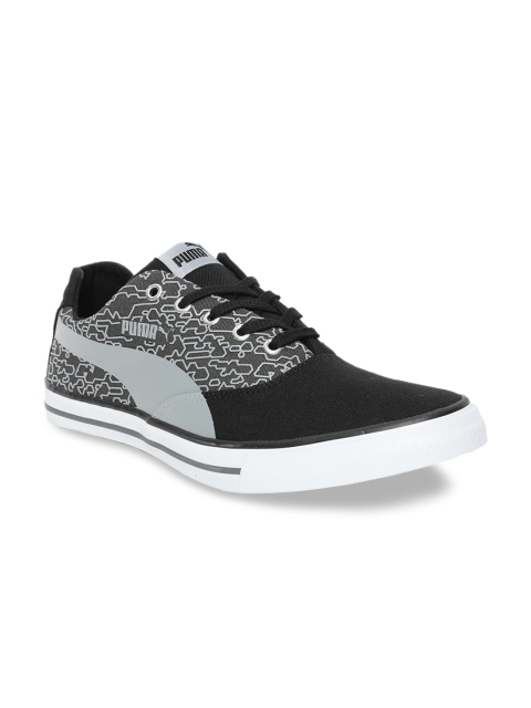 

Puma Men White & Black Hip Hop NM IDP Sneakers