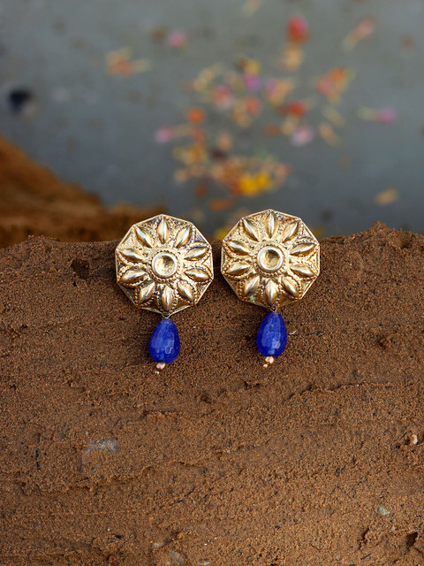 

Silvermerc Designs Gold-Plated & Handcrafted Circular Studs