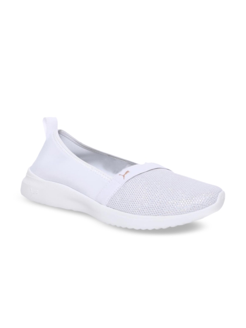 

Puma Women White Slip-On Sneakers
