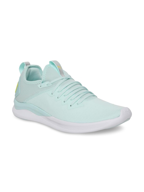 

Puma Women Blue Textile Mid-Top IGNITE Flash evoKNIT SR Wn s Running Shoes 19245702
