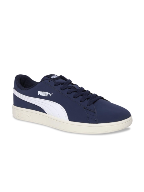 

Puma Unisex Navy Blue Puma Smash v2 Buck Sneakers 36516011