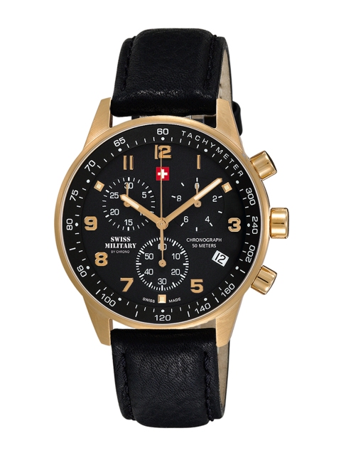 

Swiss Military by Chrono Men Black Analogue Watch SM34012.10