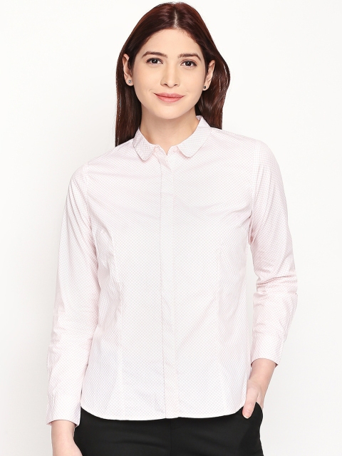 

Annabelle by Pantaloons Women Off-White Regular Fit Printed Casual Shirt