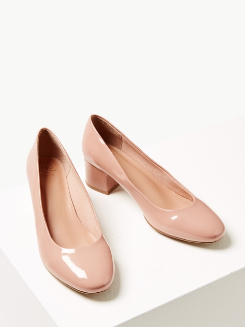 

Marks & Spencer Women Nude-Coloured Solid Pumps