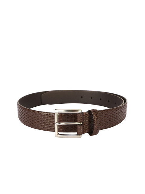 

Allen Solly Men Brown Textured Belt