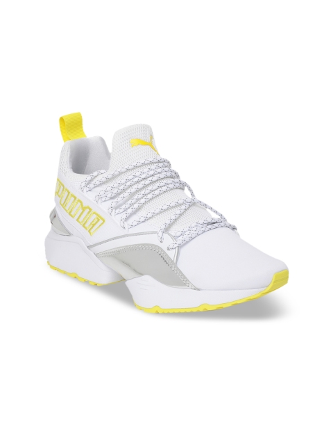 

Puma Women White Muse Maia TZ Metallic Wn s Sneakers