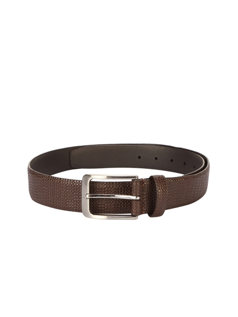 

Allen Solly Men Brown Textured Belt