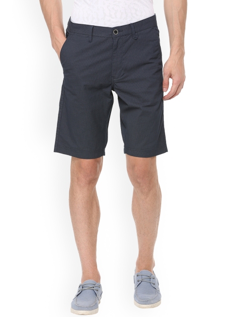 

Van Heusen Sport Men Blue Solid Regular Fit Regular Shorts