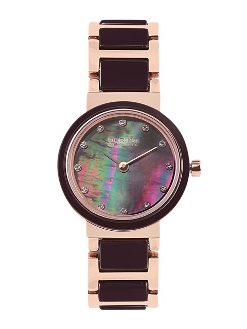 

Bering Women Brown Ceramic Sapphire Crystal Watches-10725-765