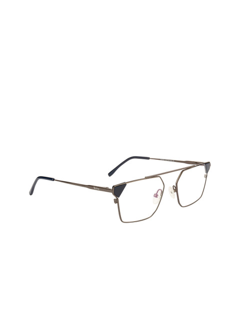 

Ted Smith Unisex Taupe Solid Full Rim Square Frames TS-121_C5