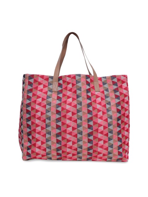 

Diwaah Multicoloured Self Design Tote Bag, Multi