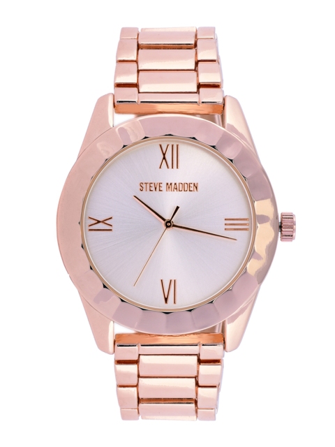

Steve Madden Women Silver-Toned Analogue Watch SMW235Q
