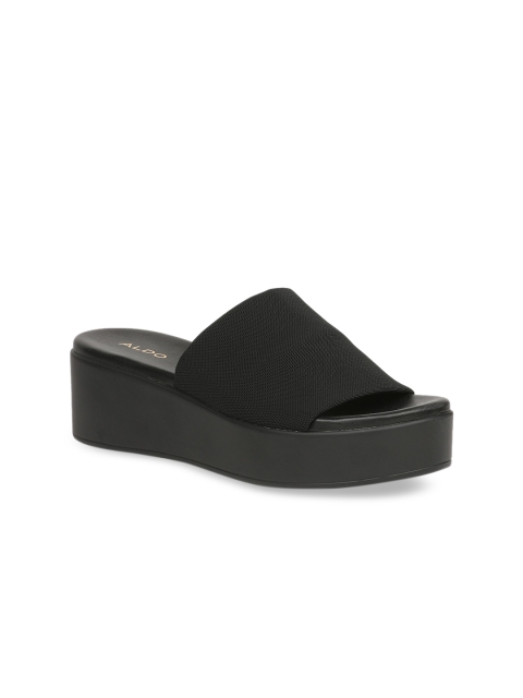 

ALDO Women Black Solid Mules