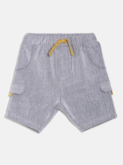 

MINI KLUB Boys Multicoloured Striped Regular Fit Regular Shorts, Multi