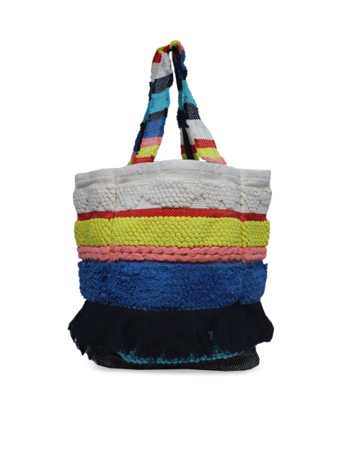 

Diwaah Multicoloured Self Design Tote Bag, Multi