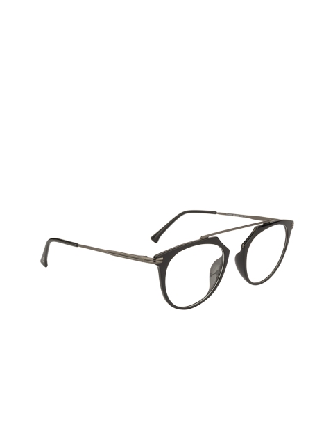 

Ted Smith Unisex Black Solid Full Rim Oval Frames TS-122_C1