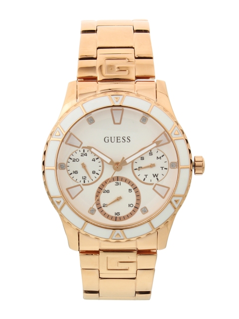 

GUESS Women White Analogue Watch