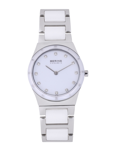 

Bering Women White Ceramic Sapphire Crystal Watches-32230-764
