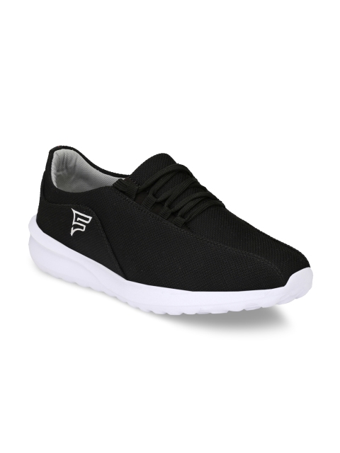 Fentacia Men Black Running Shoes