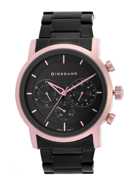 

GIORDANO Men Black Analogue Watch GD-1016-22
