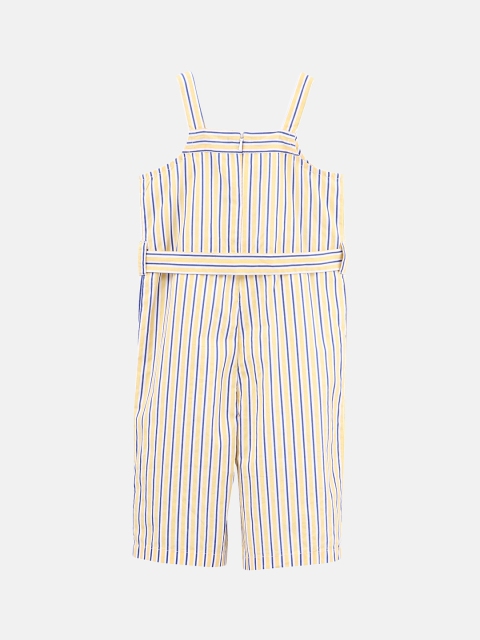 

Beebay Yellow Striped Basic Jumpsuit