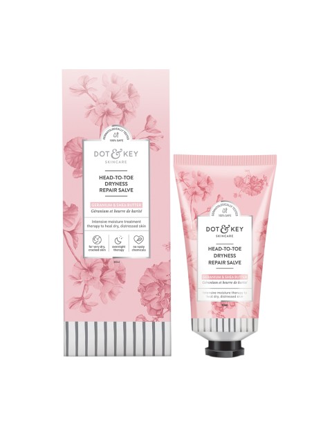 

Dot & Key Head to Toe Dryness Repair Salve 50ml, White