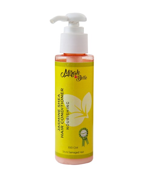

Mirah Belle Unisex Jasmine - Shea Nourishing Hair Conditioner 100ml, Yellow