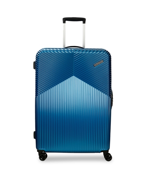 

AMERICAN TOURISTER Unisex Blue ARMADA SPINNER Cabin Trolley Bag