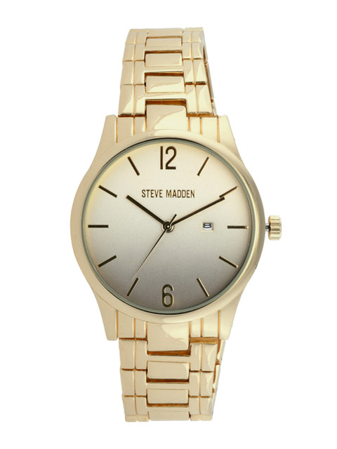 

Steve Madden Men Gold-Toned Analogue Watch