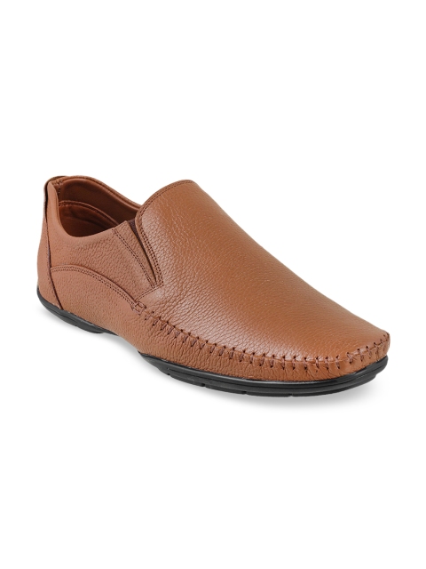 

Metro Men Tan Brown Leather Formal Shoes