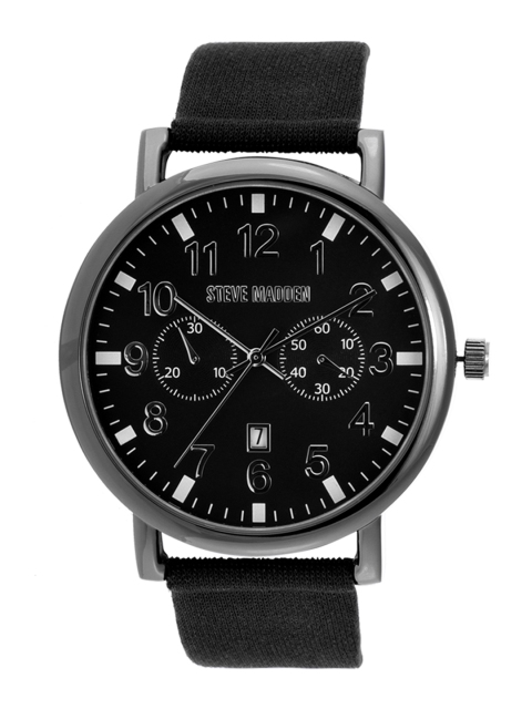 

Steve Madden Men Black Analogue Watch SMW256BK